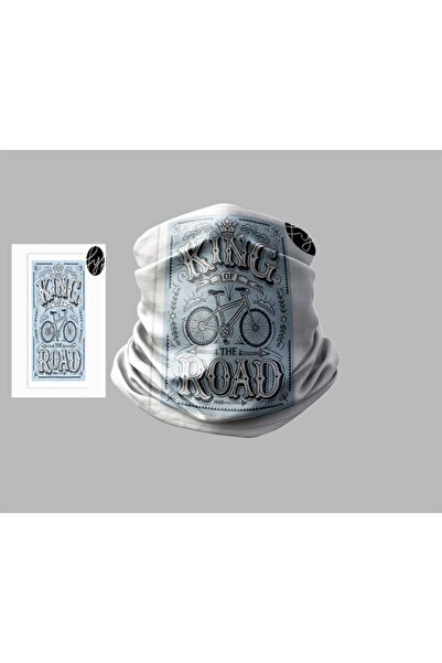 Buffalo قناع راكب الدراجة النارية بتصميم ركوب الدراجات، طوق رقبة خارجي للجنسي...