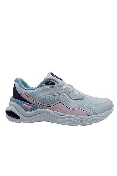 Kinetix White Pink Sneakers Lace-Up Sports Shoes