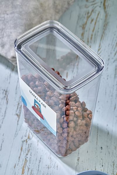 FBZhome 2900 Ml Acrylic Vacuum Dog Dry Food Storage Container