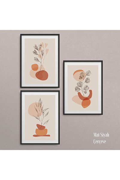 HOMEPACK Crni laminirani okvir set od 3 dela za slike Hpn025
