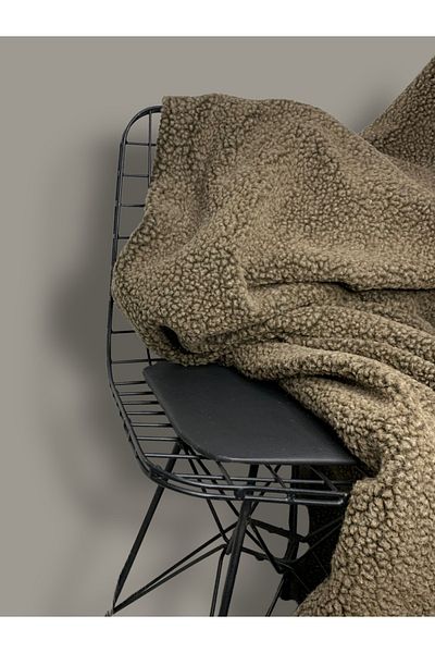 PLUSH STUDIO Εισαγόμενο Snowtop, 80% μάλλινο βελούδινο ύφασμα υψηλής ποιότητας 50x150 cm Ένα ποιοτικό ύφασμα, ταπετσαρία