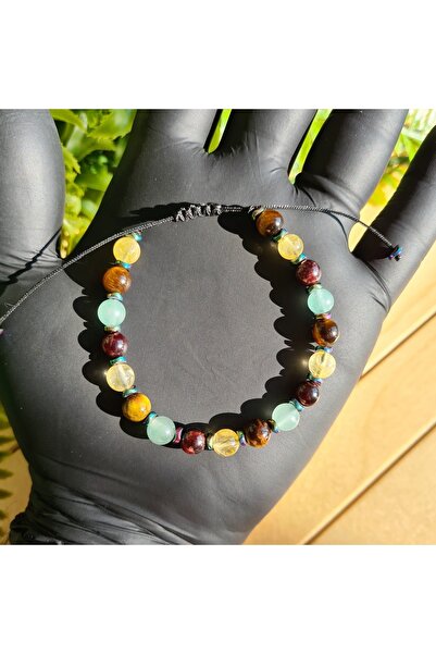 Singincraft سوار الحجر الطبيعي الحظ (منتجات التصميم اليدوية)