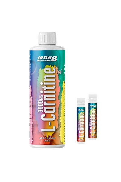 IronB Nutrition L-karnitin 500 ml 20 Servis Şeftali & Mango Aromalı
