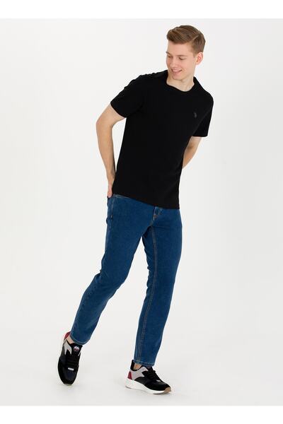 U.S. Polo Assn. Ανδρικό T-shirt Crew Neck Black Gts01ıy023