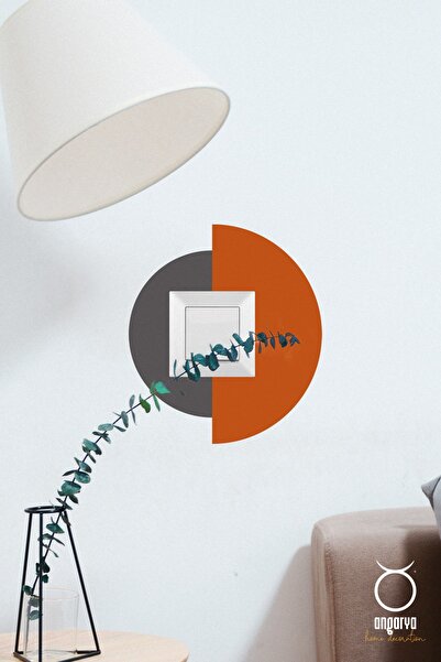 ANGARYA Modern Stil, Ev Dekorasyonu Dekoratif Priz Duvar Sticker