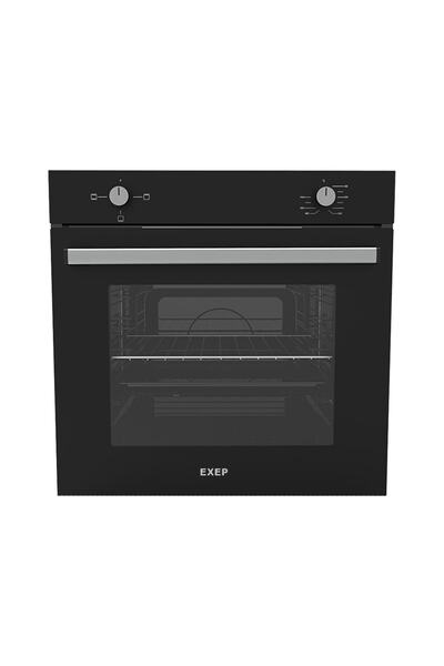Exep Ekonomik Emaye Siyah 3'lü Ankastre Set ( E5e - Eo330 - Ef200 )