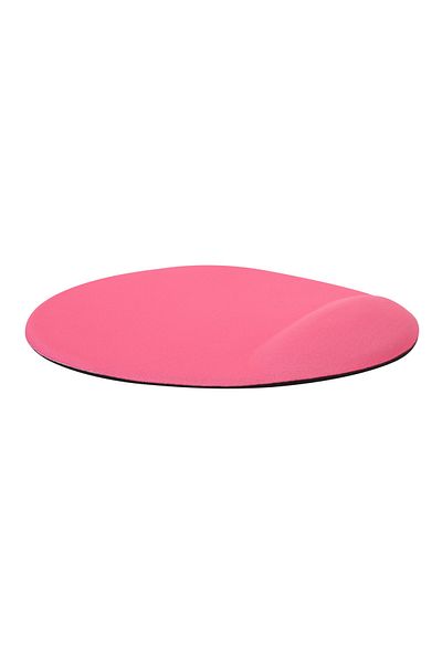 newdaki Pink Computer Notebook Ergonomic Optical Mousepad with Wristband Support 19x23