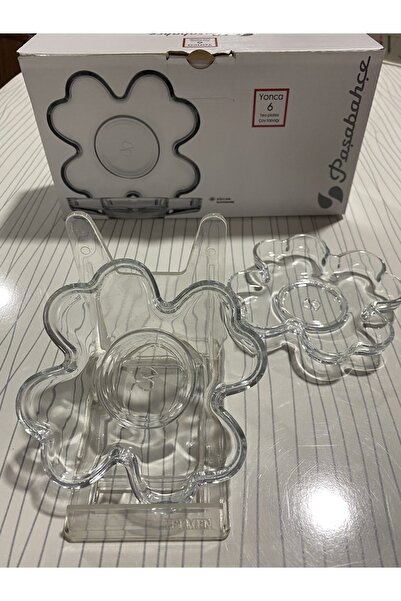 Paşabahçe طقم أطباق شاي من سلسلة يونكا مكون من 6 قطع