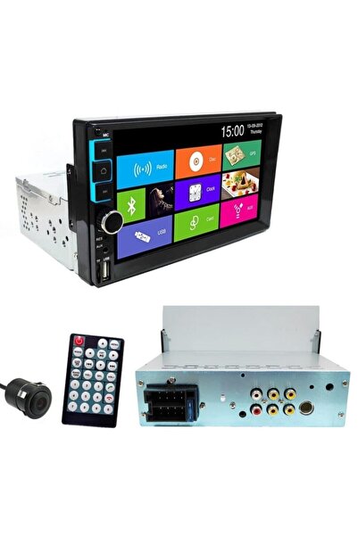 Genel Markalar Double Teyp 7 4x45w Uyumlu Mirrorlink Bt/usb/sd/fm/aux Kamera ...