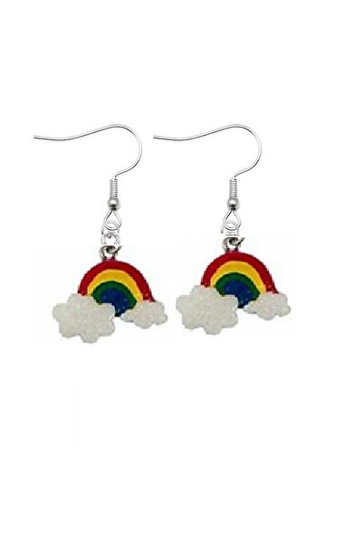 Herşey Nota Rainbow Cloud Earrings