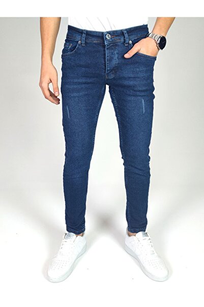 Jeanblack Сині чоловічі джинси Skinny Fit Jean з еластаном, вузькі