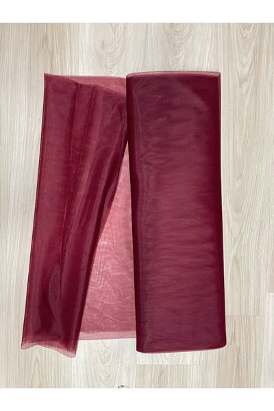 Buse Tül Hayal Tulle (Soft) Claret Red