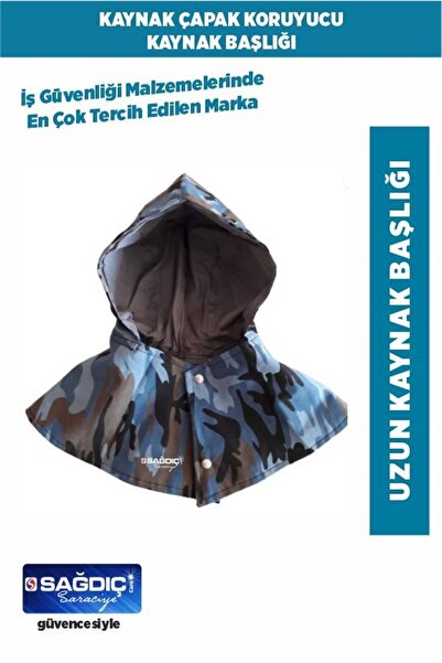 Sağdıç Saraciye Lacivert Kaynakçı Kamuflaj Uzun Başlık