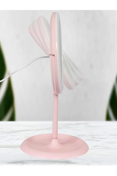 MOBEE Dokunmatik Led Işıklı Usb Li Yuvarlak Masa Üstü Makyaj Aynası Güzellik ...