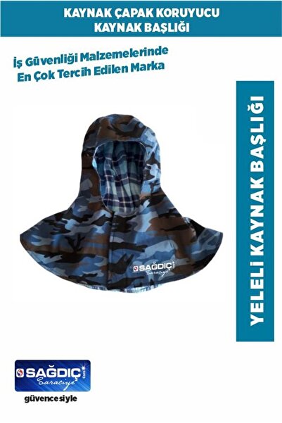 Sağdıç Saraciye Kaynakçı Kamuflaj Uzun Yeleli Lacivert Başlık