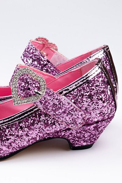 Baby DS Sparkle Heeled Shoes Pink