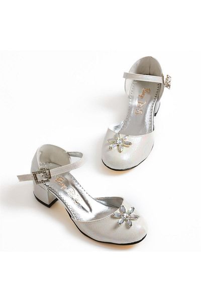 Baby DS Sultan Heeled Shoes White