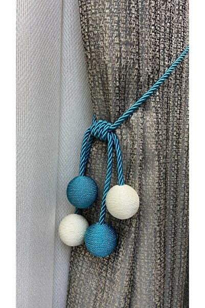 Helezoni Fon Perde Bağlama Aparatı 4 Toplu Tavan Braçol 1 Adet