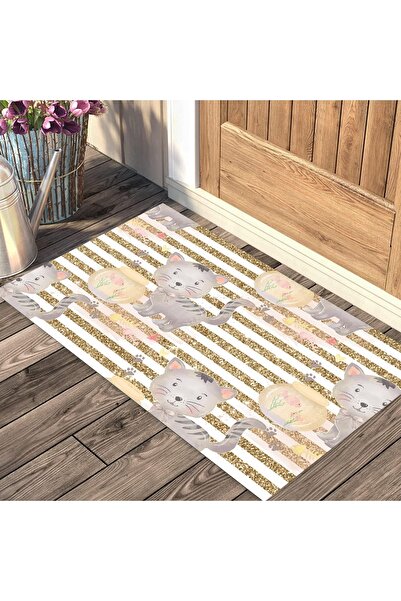 Evsebu Friend Cat Decorative Door Mat