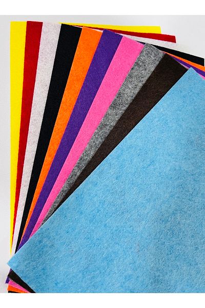 Ticon 2 Mm 10 Colors 20*30 Felt