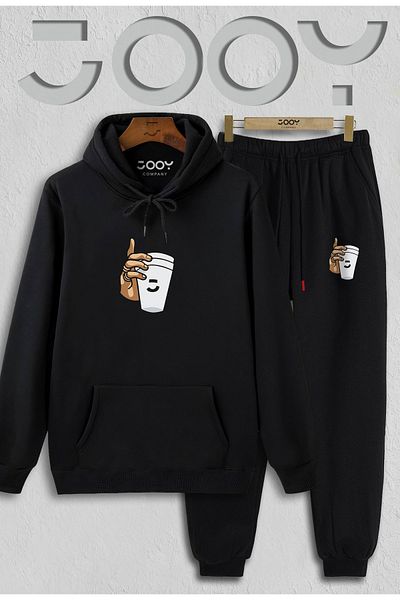 Jooy Company Bardak Design Bottom - Top Σετ φόρμας από βαμβακερή χτενισμένη κλωστή