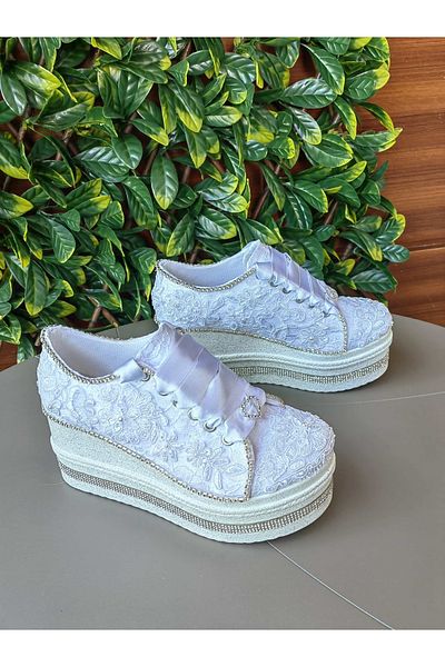 Ayakkabı Tutkusu Stilo ® Pantofi de mireasa Toc cu pană 8cm Stil confortabil Calitate Nou