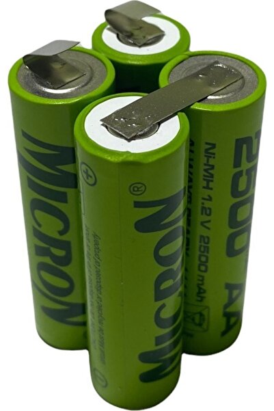 Micron 4.8 V Şarjlı Matkap Pili (bataryası) 2500 Mah Ni-cd Aa Pil