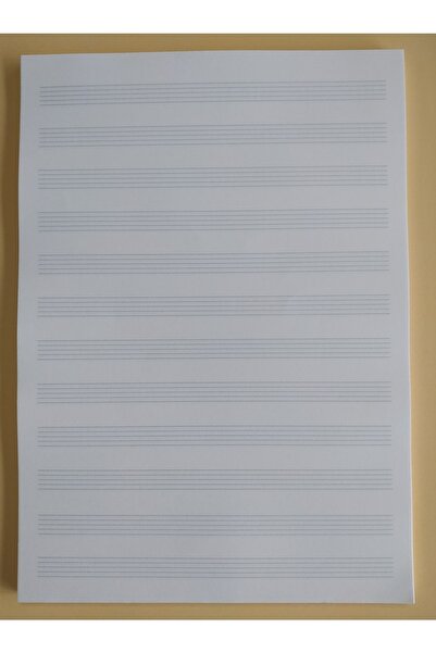 DEFTERSAN Müzik Nota Kağıdı Eskitme 80 Gram 50 Yaprak
