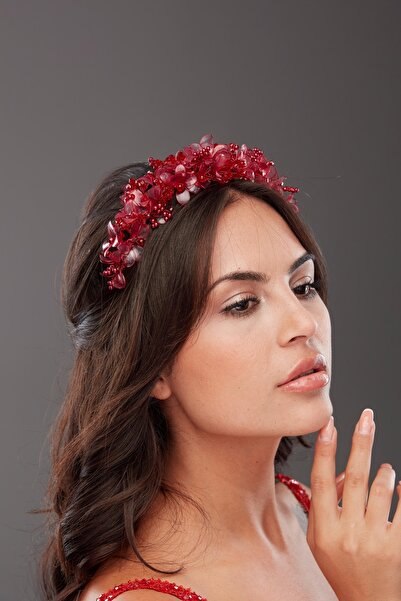 Simay Aksesuar Gelin Saç Aksesuarı,gelin Tacı,kına Nişan Düğün Tacı,kına Geli...