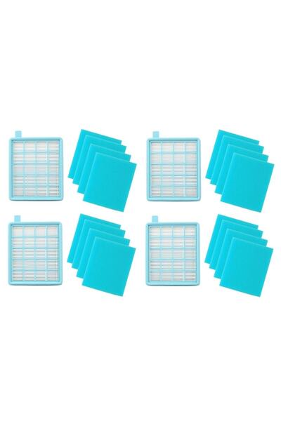 Parmis Συμβατό με Philips FC 8633 Powerpro Active 4 φίλτρα Hepa 16 σφουγγάρια