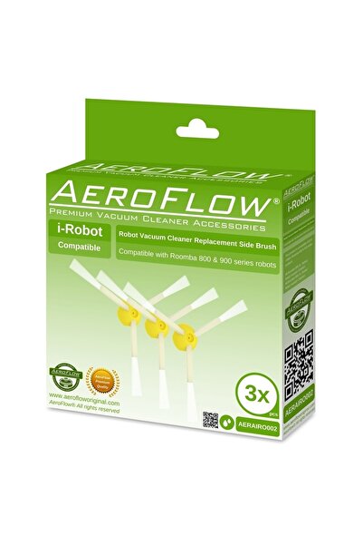 Parmis Πλαϊνή βούρτσα σκούπας Aeroflow Irobot συμβατή με τη σειρά Roomba 600, συσκευασία 3 τεμαχίων