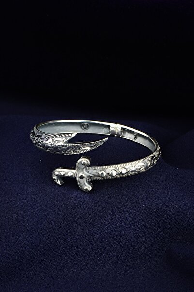 Mercan Silver Gümüş Zülfikar Kılıç Modeli Bileklik