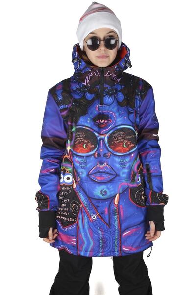 SNOWSEA Ss7956 Purple Özel Tasarım Snowboard Ve Kayak Montu