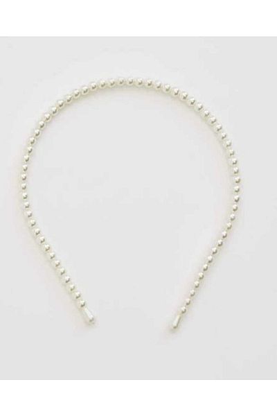 ELALEL TASARIM Coroana de rochie de mireasa cu perle mari pentru femei