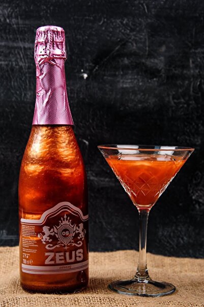 OS ZEUS Alkolsüz Simli Şampanya**- Bakır Renk Karışık Meyveli