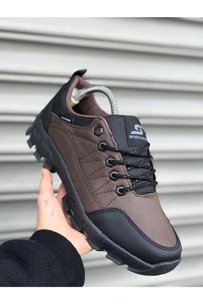 Bercestespor Brown Snowyx Lace-Up Short Treaking Men's Boots