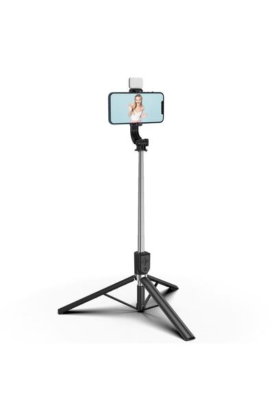Protonust 170 Cm Uzunluğunda Özçekim Selfie Çubuğu Tripod Bluetooth Masaüstü Canlı Yayın Braketi