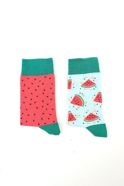 lovebox Unisex Set of 2 Printed Design Socket Socks 999