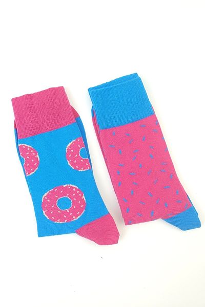 lovebox Unisex Set of 2 Printed Design Socket Socks 999