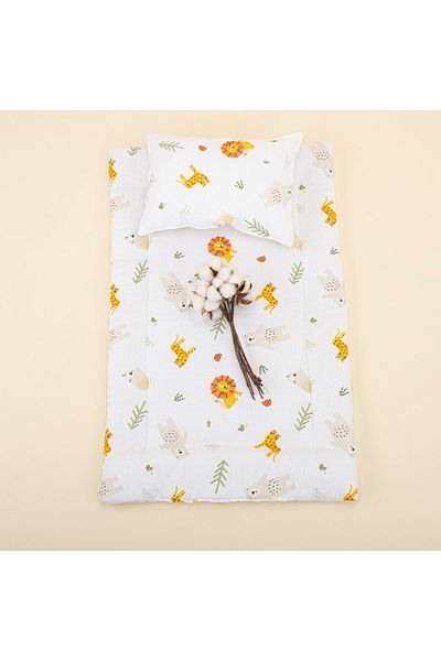 Yunikobaby Underlay Mat and Pillow - Aslan