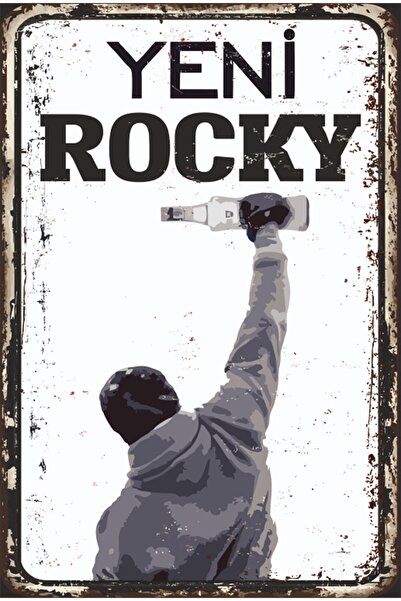 Hayat Poster Noul poster din lemn Rocky Retro
