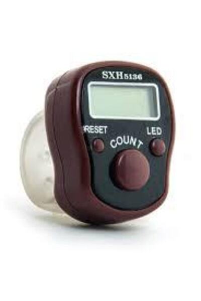 hennadibace Sesli Işıklı Zikirmatik Dijital Yüzük Tesbih Her 100 De Alarm Kah...