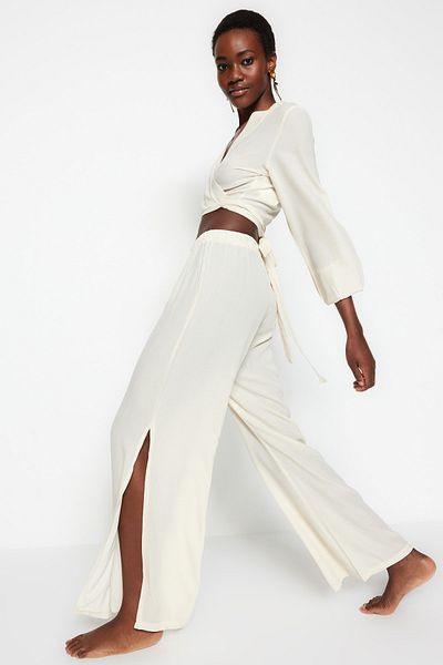 Trendyol Collection Two-Piece Set - Ecru - Fitted