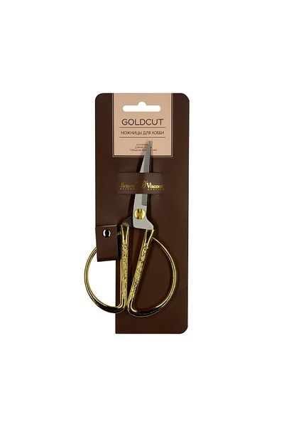 Bruno Visconti Reinforced Scissors "goldcut", 17.2 Cm