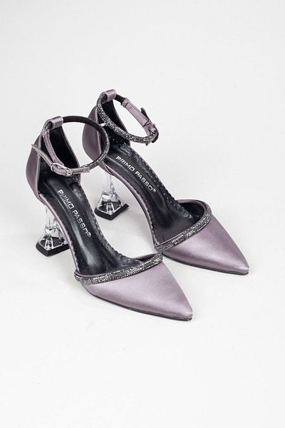 Adım Adım Women's Goblet Heeled Stone Evening Dress Shoes