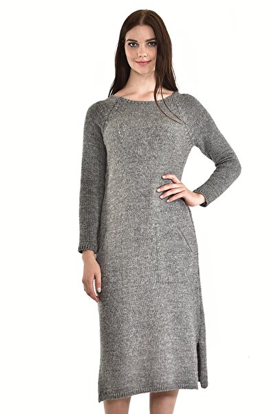 Sheilar Рокля от мохер с джобове