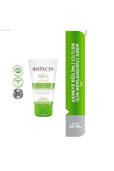 Bioxcin Acnium Dengeleyici Nemlendirci Krem 50ml 8680512629177