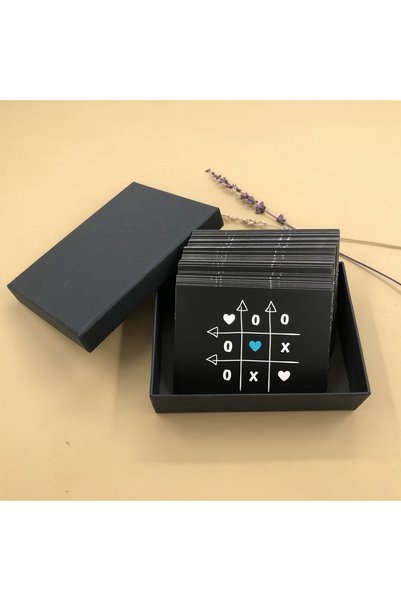 carton box Xoxo Desen Tebrik Kartı 25'li