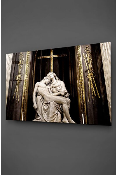 TAULART Pictură pe sticlă Statuia Pietei