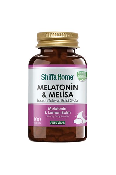 Shiffa Home Melatonin and Lemon Balm - 100 Tablets